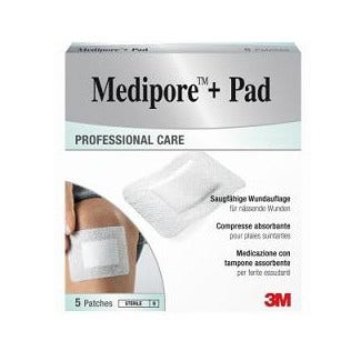Medipore+Pad Medicazione 10x10cm 5 Pezzi  - 2