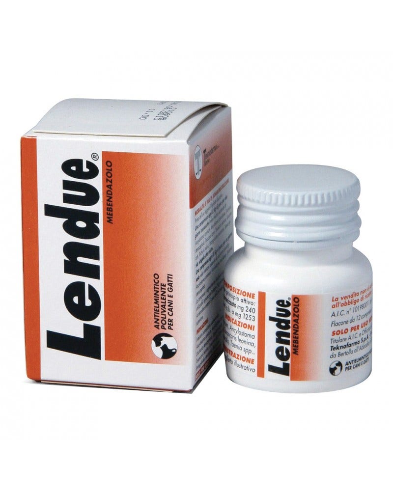 Lendue 12 Compresse Masticabili 240mg Gatti/Cani Taglia Piccola E Media-1
