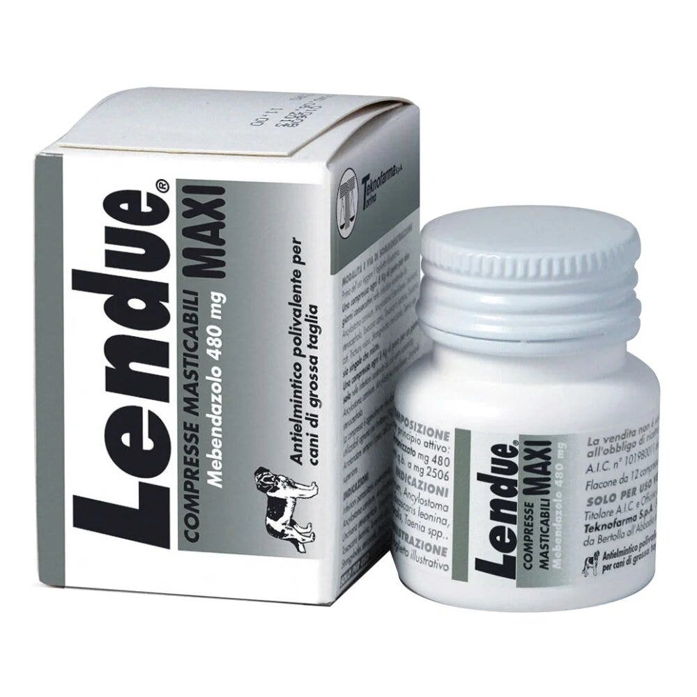 Lendue Maxi Per Cani Taglia Grossa 8 Compresse Masticabili 480mg-1