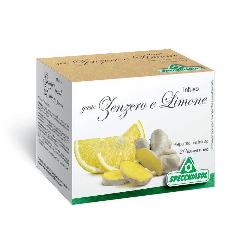 Specchiasol Infuso Tisana Zenzero Limone 20 Filtri-2