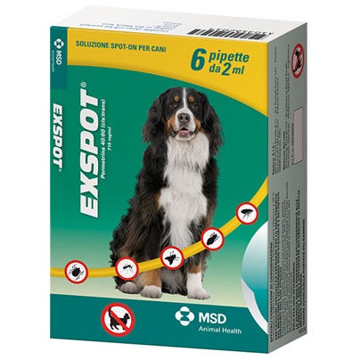 Exspot Spot-On Soluzione 6 Pipette 2ml 715mg/ml Cani-1