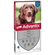 Advantix Spot On Per Cani da 25 a 40 Kg Soluzione 6 Pipette da 4,0 ml