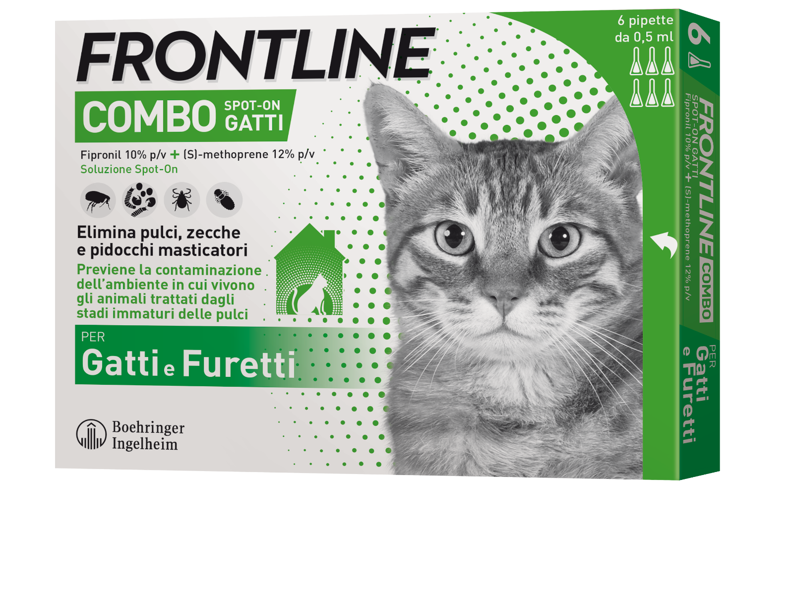Frontline Combo Soluzione Spot On Gatti E Furetti 6x0,5ml-2