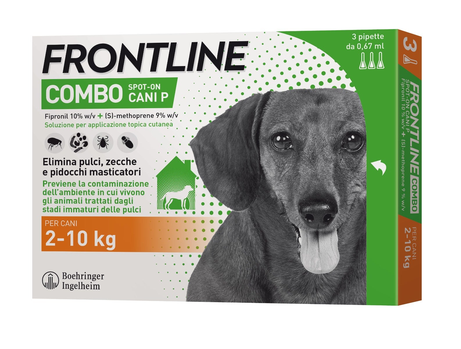 Frontline Combo Soluzione Spot On Cani P 2-10kg 3x0,67ml-2