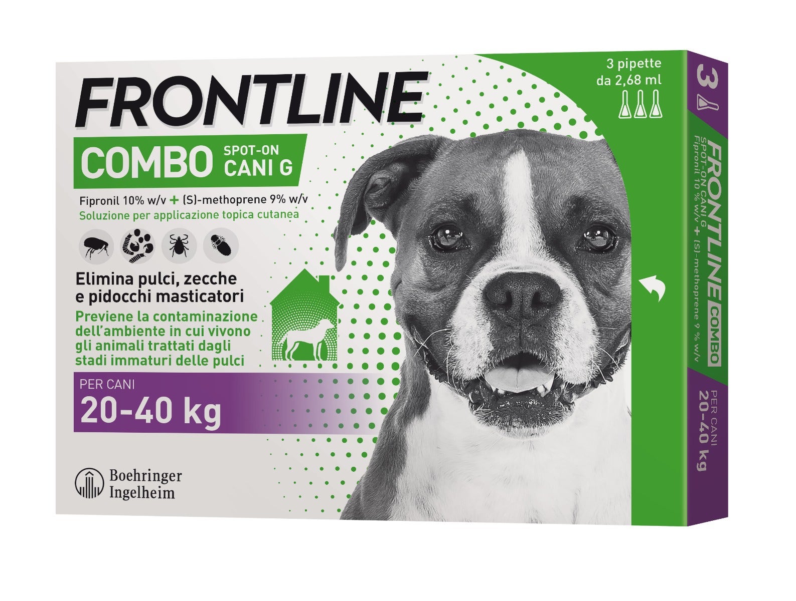 Frontline Combo Soluzione Spot-On Cani G 3x2,68ml-2
