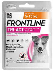 Frontline Tri-Act Spot-On Cani 5-10Kg 1x0,5ml-2