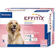 Effitix Spot-On Soluzione 24 Pipette 4,40ml 268mg + 2.400mg Cani Da 20 A 40kg-3