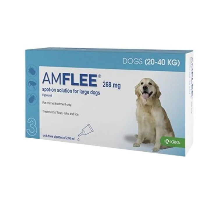 Amflee Combo Per Cani 268mg da 20 a 40 Kg 3x2,68ml