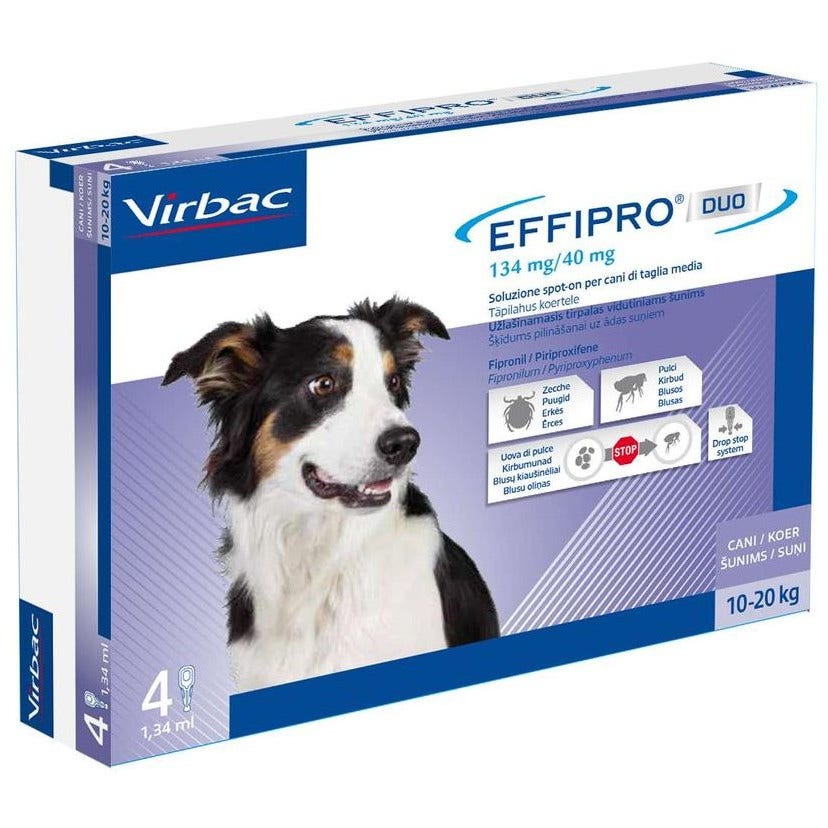 Effipro Spot-On Soluzione 4 Pipette 1,34ml 134mg Cani Da 10 A 20kg-1