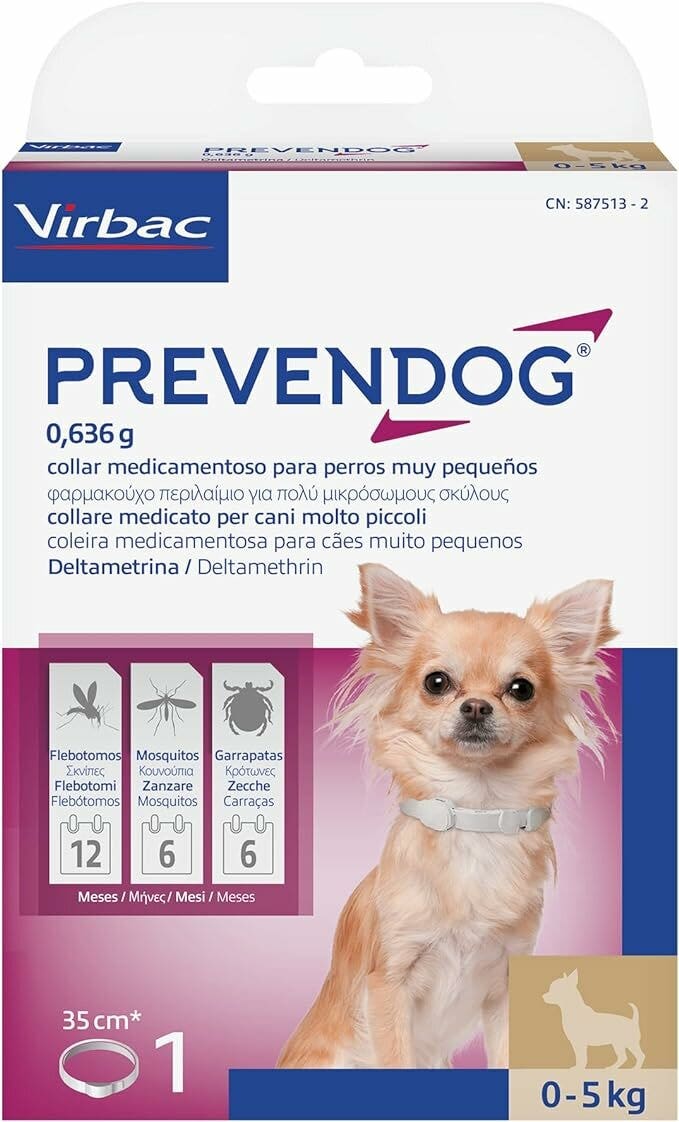 Prevendog Collare Medicato 15,9g (35cm) Cani Taglia Molto Piccola Fino A 5kg-1
