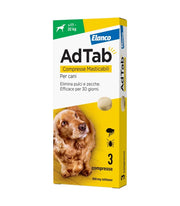 Adtab Per Cani Da 11 A 22kg 3 Compresse Masticabili 450mg-1
