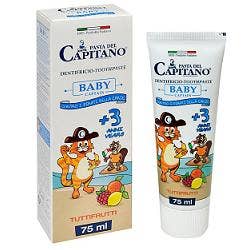 Pasta Capitano Dentifricio Baby T Fru 75ml 3Anni+  - 1