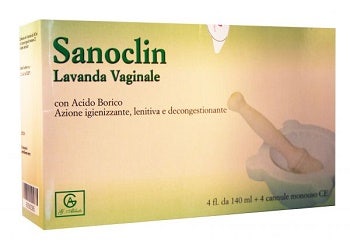 Sanoclin Lavanda Vaginale 4 Flaconi 140ml  - 1