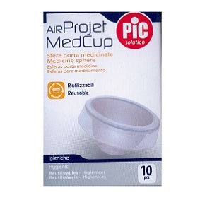 Pic Solution Air Projet Med Cup Sfere Porta Medicinale 10 Pezzi  - 1
