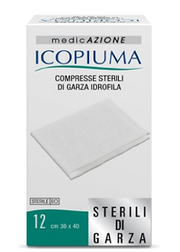 Garza Compressa Idrofila 36x40cm 12 Pezzi  - 1