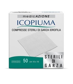 Garza Icopiuma Compressa Idrofila 10x10cm 50 Pezzi  - 1