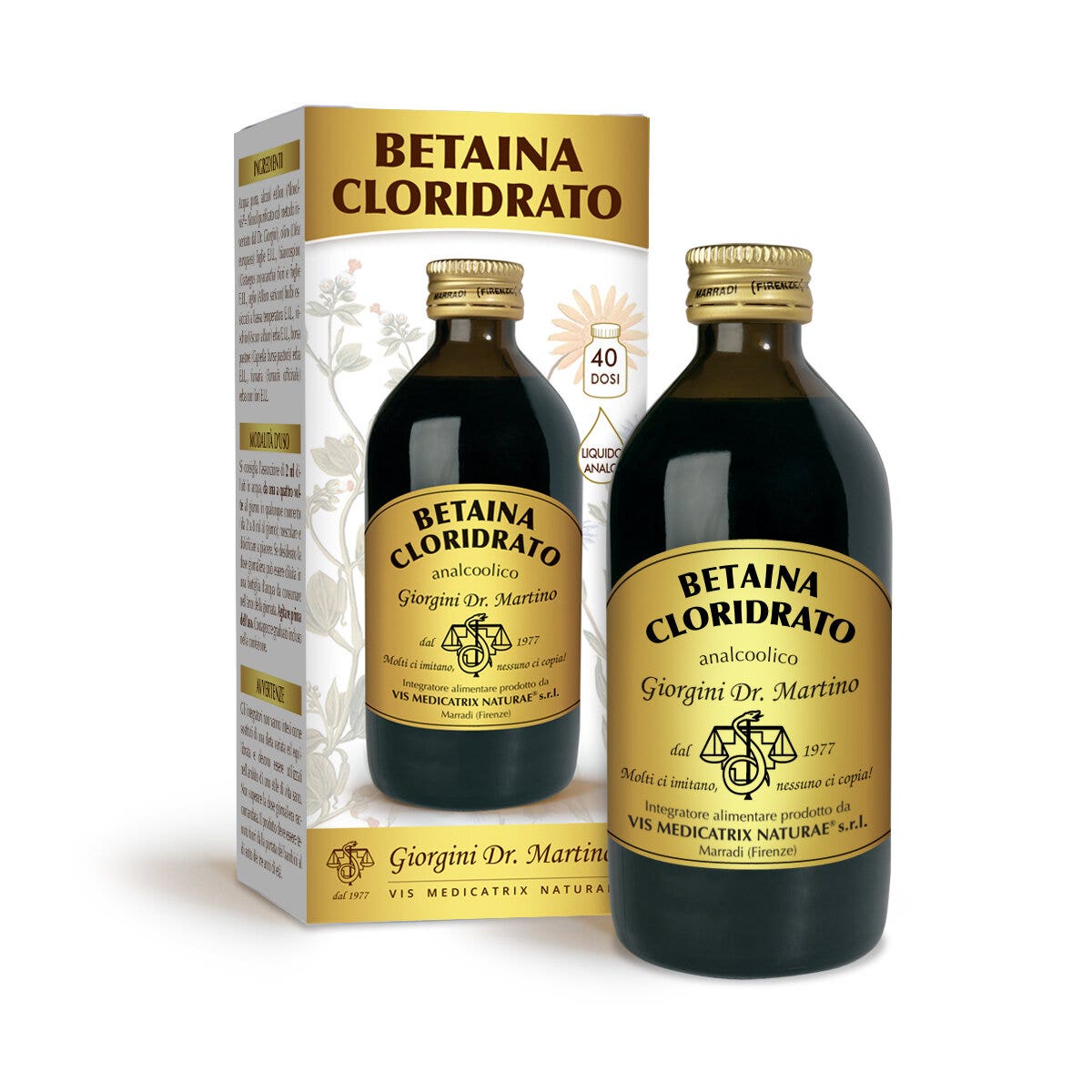 Dr.Giorgini Betaina Cloridrato Liquido Analcolico 200ml-1