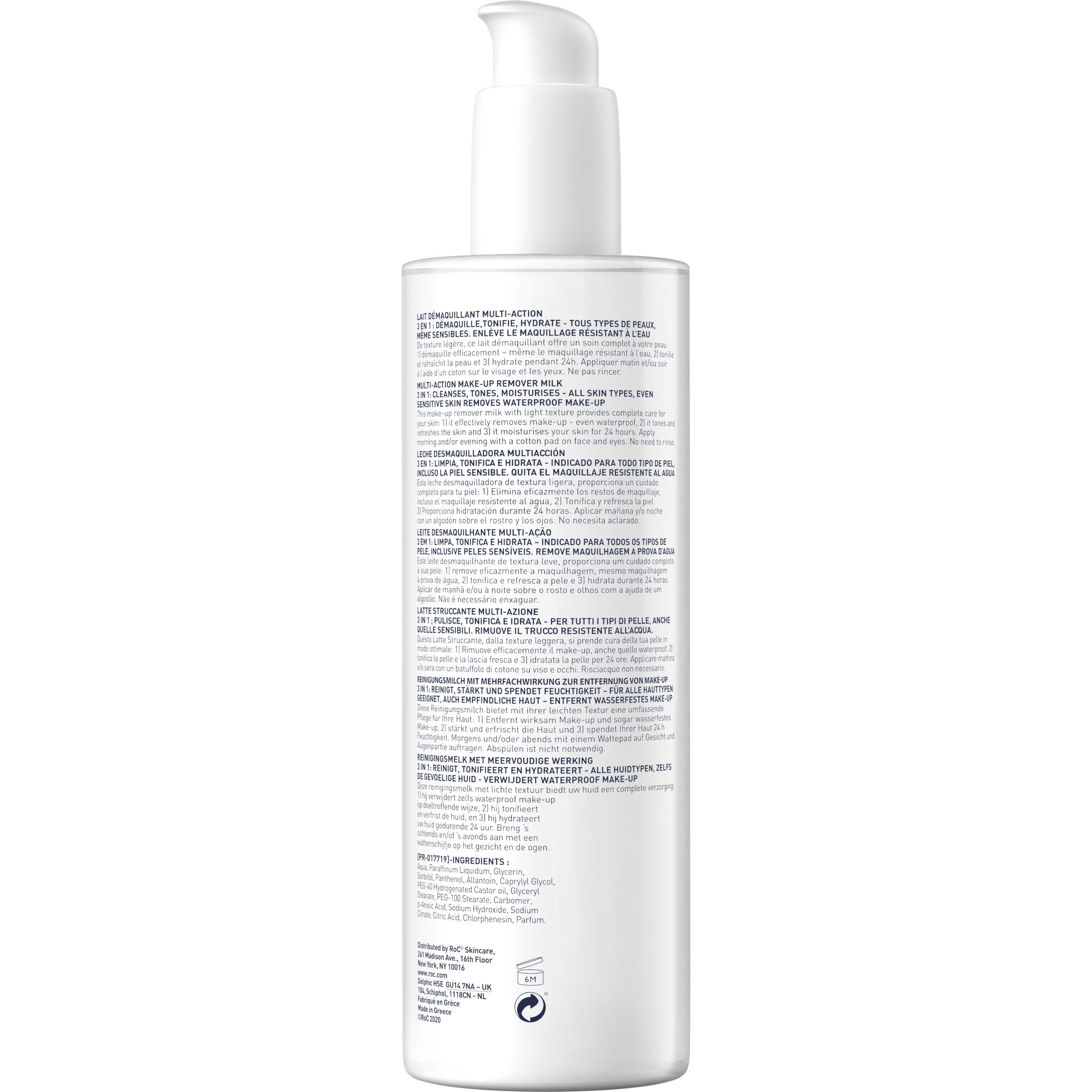 Roc Latte Struccante Multiazione 3 In 1 400ml  - 2