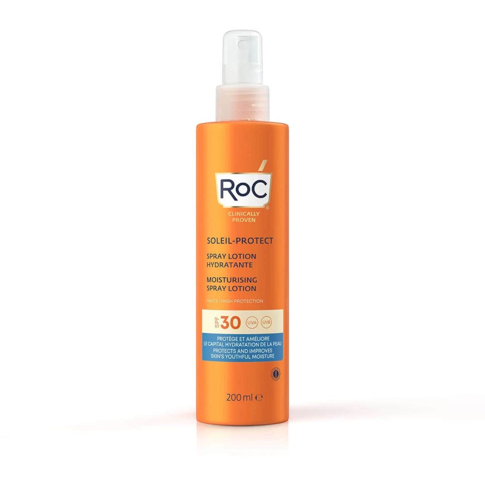 Roc Lozione Spray Solare Corpo Idratante SPF30 200ml  - 1