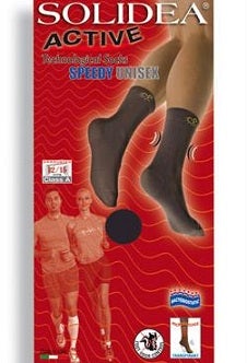 Solidea Active Speedy Calzini A Compressione Graduata Colore Nero Taglia 1 - S-1