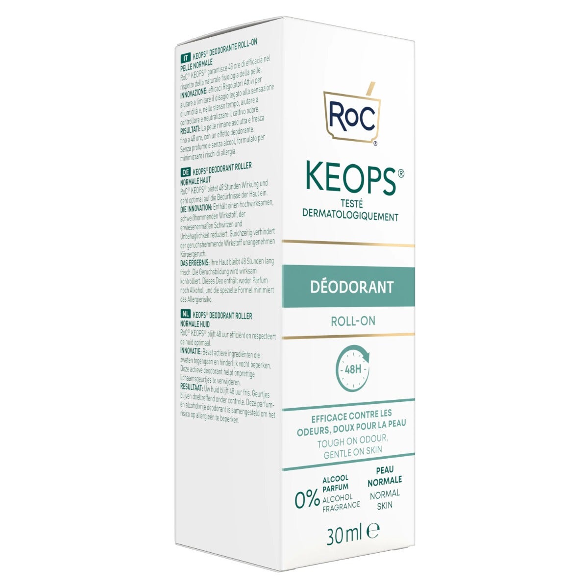 Roc Keops Deodorante Roll-On Pelle Normale 30ml-3