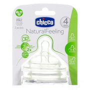 Chicco Tettarella Natural Feeling 4m+ Flusso Regolabile 2 Pezzi  - 1