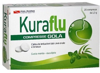 Kuraflu Gola Eucalipto 20 Compresse 1.5g  - 1