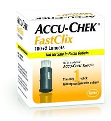 Accu-Check Fastclix 100 2 Lancette Pungidito   - 1
