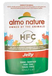 Almo Nature HCF Classic Jelly Con Tonno Per Gatti Adulti Busta 55g-1