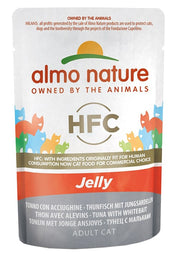 Almo Nature HCF Classic Jelly Tonno Con Acciughine Cibo Umido Per Gatti Adulti Busta 55g-1