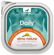Almo Nature Daily Menu Cibo Umido Vitello E Carote Cani Adulti Vaschetta 300g-1