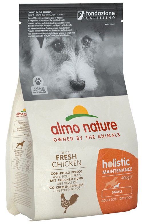 Almo Nature Holistic Maintenance Crocchette Pollo E Riso Cani Taglia Mini E Piccola Sacco 400kg-1