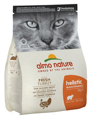Almo Nature Holistic Maintenance Con Tacchino Fresco E Riso Cibo Secco Per Gatti Adulti Sacco 2kg-1