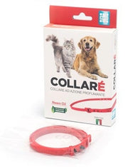 Collare' Collare Cani E Gatti Azione Profumante Con Olio Di Neem Colore Rosso-1