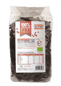 FUSILLI DI LENTICCHIE NERE BIO  - 1