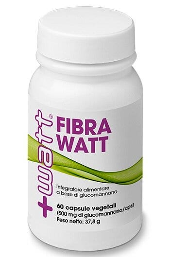 +Watt Fibrawatt Glucomannano 60 Capsule Vegetali-2