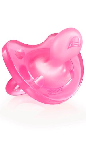 Chicco Succhietto Physio Soft Silicone Rosa 1Pezzo 12m+   - 1