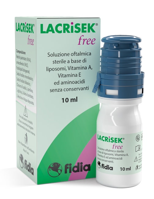 Lacrisek Free Soluzione Oftalmica Senza Conservanti 10 ml  - 1