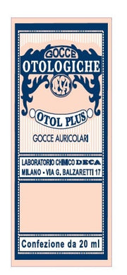 Otol Plus Gocce Otologiche Auricolari 20ml  - 1