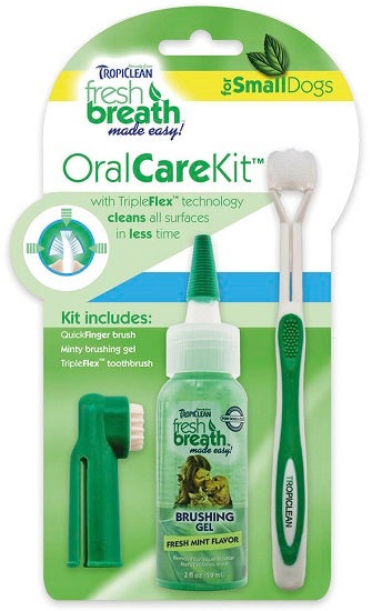 Tropiclean Fresh Breath Oral Care Kit Small-1