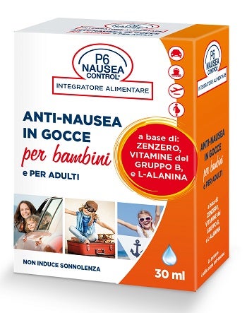P6 Nausea Control Gocce Antinausea 30ml  - 1