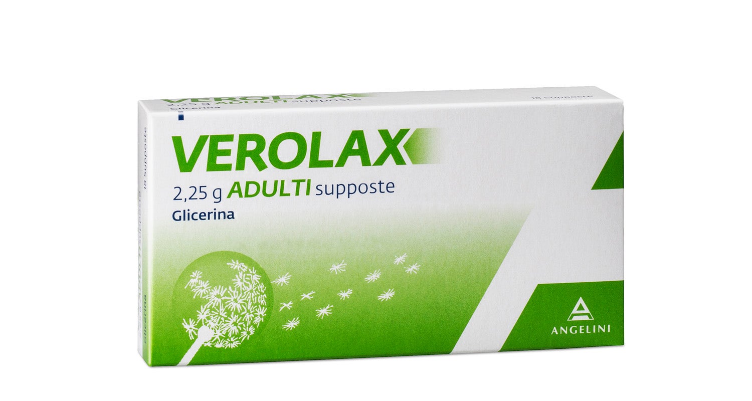 Verolax Adulti 18 Supposte 2,25g  - 3