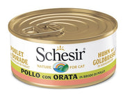 Schesir Pollo Con Orata Cibo Umido Gatti Adulti Lattina 70g-1