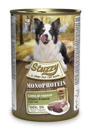 Stuzzy Monoprotein Al Vitello Cibo Umido Per Cani Adulti Barattolo 400g-1