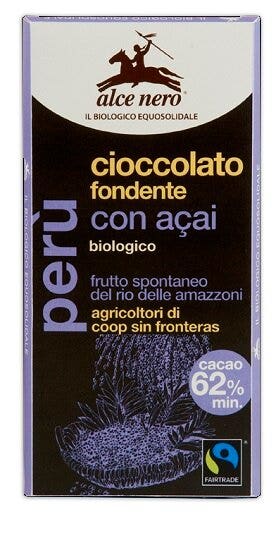 Alce Nero Tavoletta Cioccolato Fondente Con Açai 50g-1