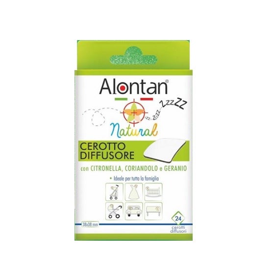 Alontan Natural Cerotto Antizanzare 24 Pezzi  - 2