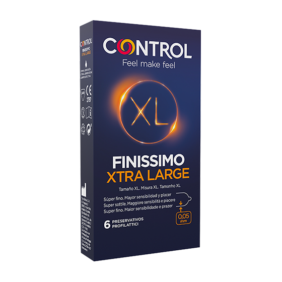 Control Preservativi Finissimo Original Xl 6 Pezzi-1