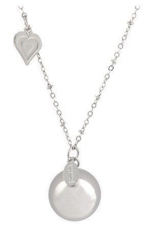 ARGENTOE' COLLANA BOLA CUORE-1