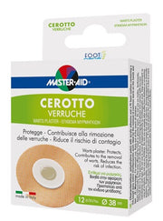 Master Aid Foot Care Cerotto Verruche 12 Pezzi  - 1