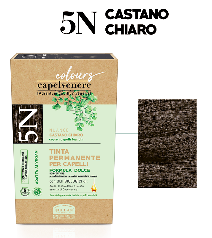 Helan Capelvenere Colours Tinta Capelli 5N Castano Chiaro   - 3